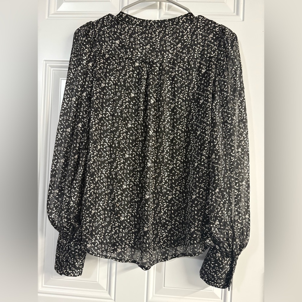 Tamara H. Black and White Floral Blouse - Picture 11 of 11